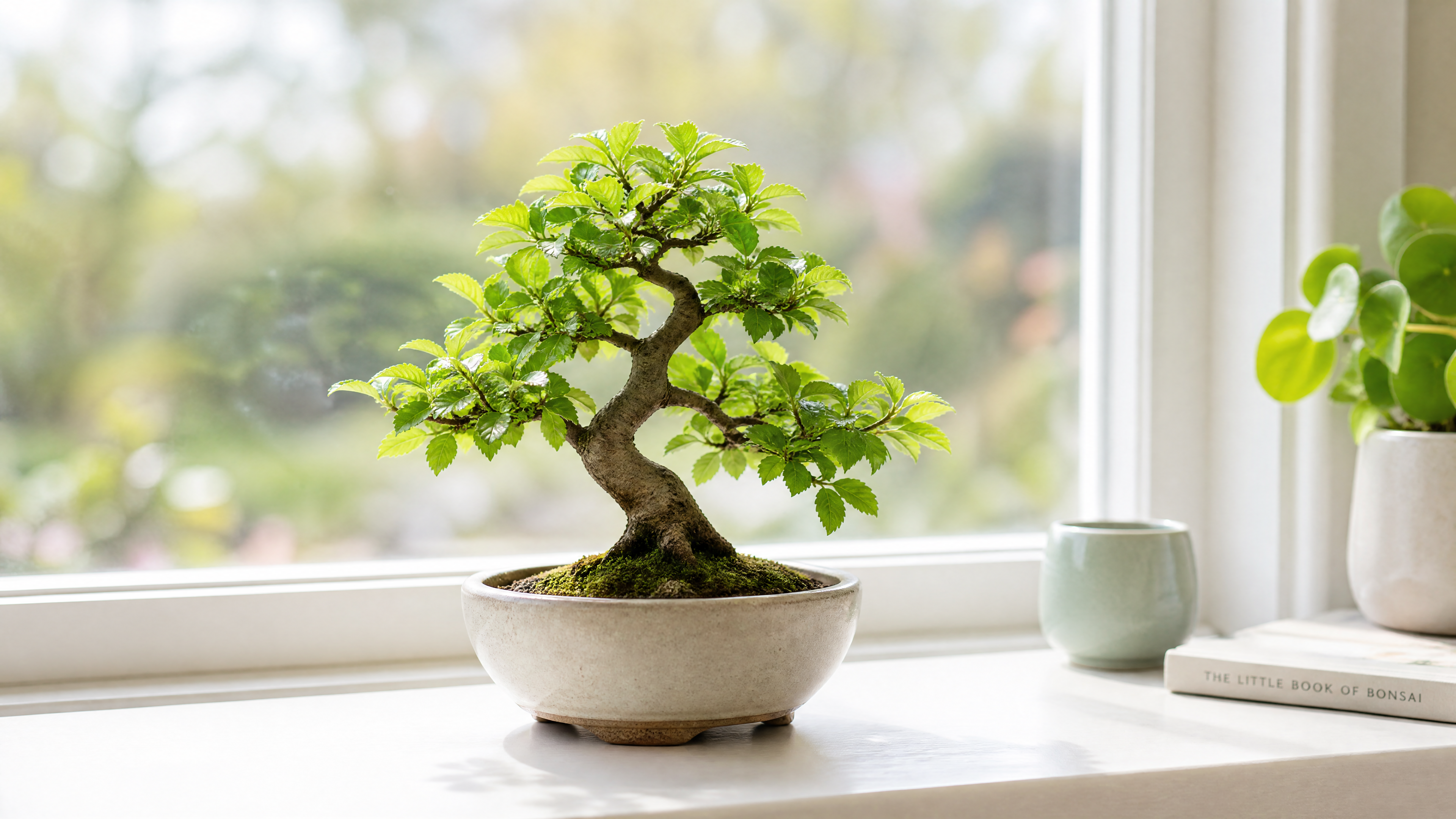 Pflegeleichter Einsteiger-Bonsai auf der Fensterbank